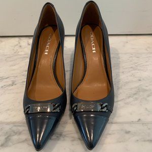 Coach Navy Pumps